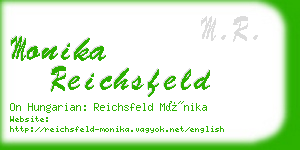 monika reichsfeld business card